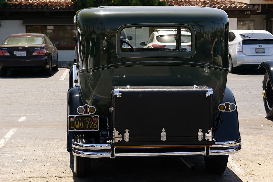 retro, vintage, pameran mobil, antik, klasik, pengepakan, 1929, 1930, 1931, drw