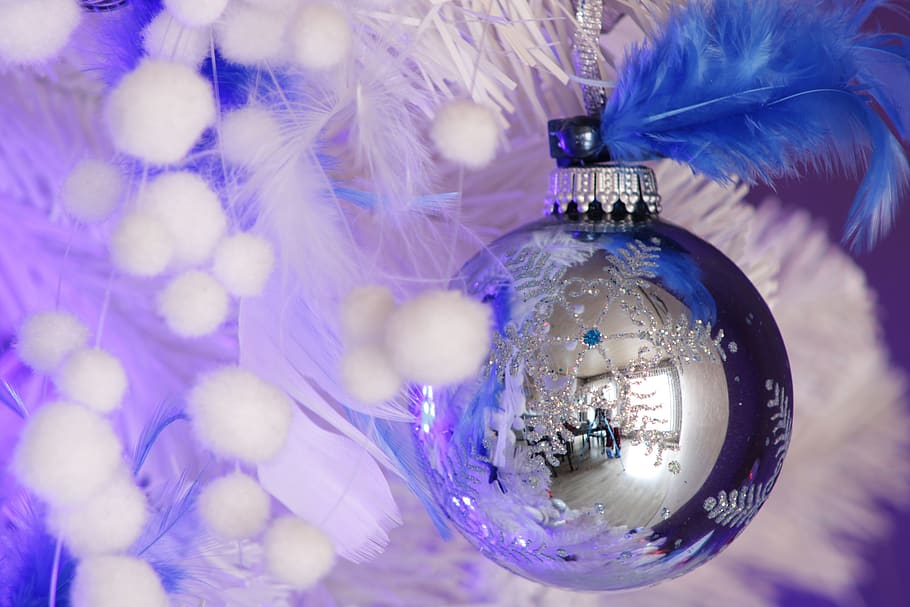 christmas background, blue, christmas tree, decoration, white, christmas, holiday, tree, seasonal, december