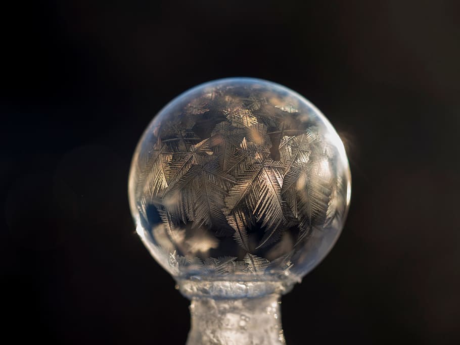bokeh, glass, round, crystal, ball, blur, dream, catcher, studio shot, close-up