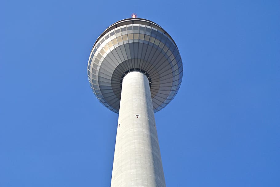 tv tower, tower, architecture, sky, landmark, radio tower, high, places of interest, building, city