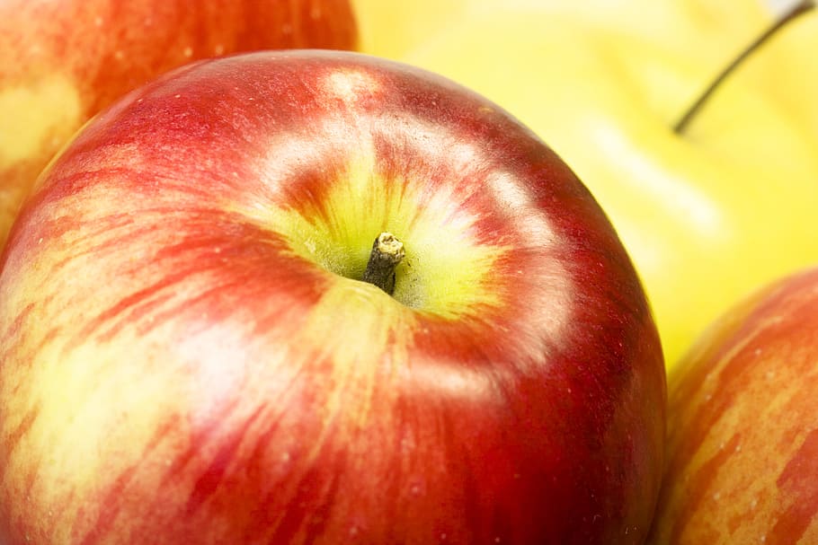 red, apple, apples, close-up, closeup, diet, dieting, eating, food, fresh