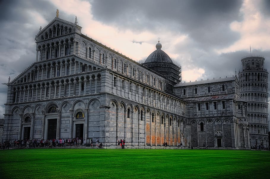 pisa, architecture, mystical, atmosphere, travel, tourism, italy, building, monument, europe