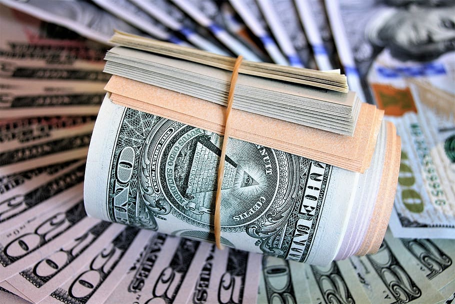 mata uang, keuangan, kekayaan, tabungan, piramida, aman, amerika serikat, kertas, pembayaran, uang tunai