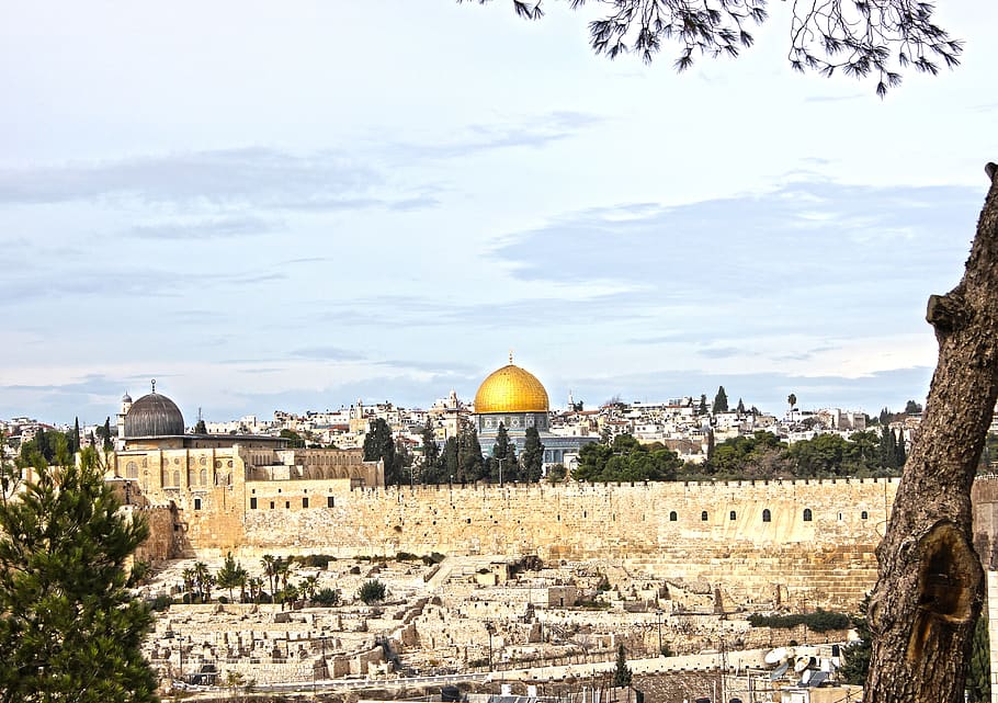kota, jerusalem, israel, kubah, sejarawan, pariwisata, arsitektur, eksterior bangunan, struktur yang dibangun, bangunan