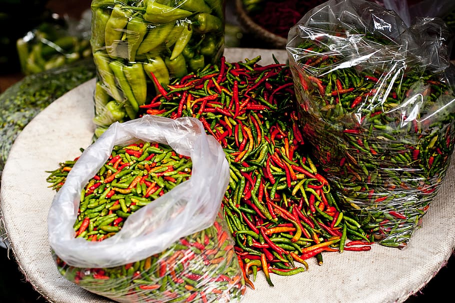 chili, chilis, food market, green, hot, ingredient, ingredients, market, paprika, pepper