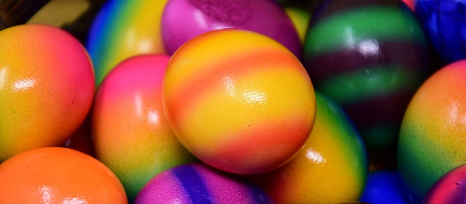 easter eggs, colored, colorful, easter, egg, happy easter, dyed easter eggs, colorful eggs, colored eggs, boiled eggs