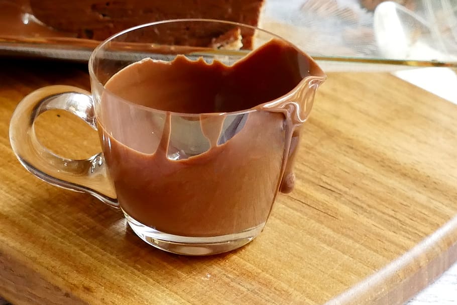 chocolate, gravy boat, brown, sauce, cafe, eat, delicious, color image, detail shots, kitchen