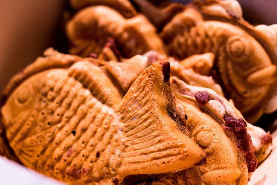 want to bake, candy, japan, sweet, delicious, taiyaki, red beans, department, chocolate, fish