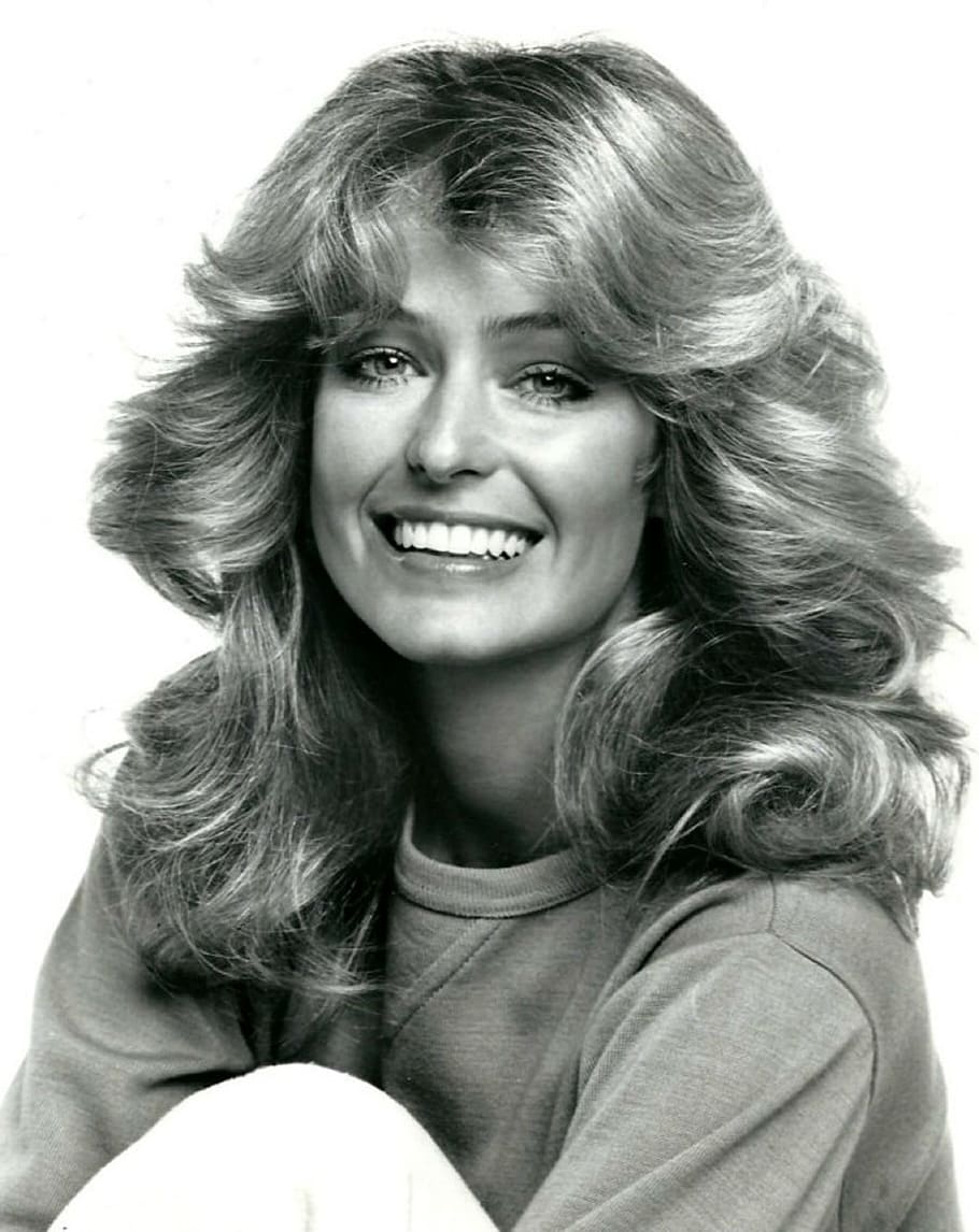 farrah, fawcett, actor, film, television, famous, portrait, one person, looking at camera, women