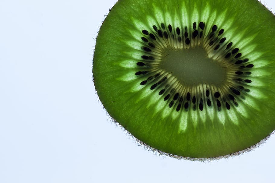 kiwi close-up, close-up, fruta, verde, kiwi, padrão, alimentação saudável, comida e bebida, tiro do estúdio, comida