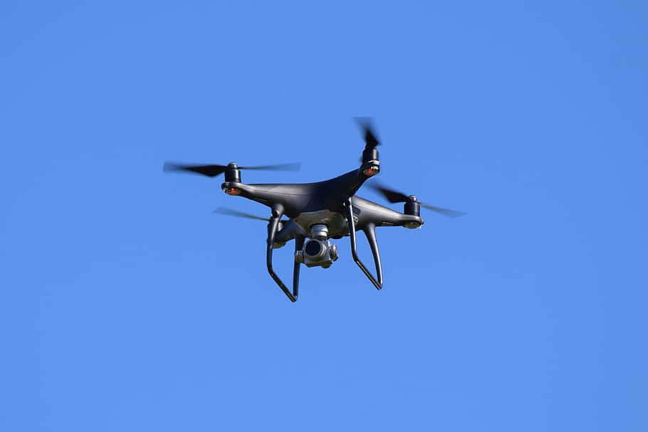 dron, cámara, espía, quadrocopter, hélice, rotores, vuelo, tecnología, Volar, vehículo aéreo