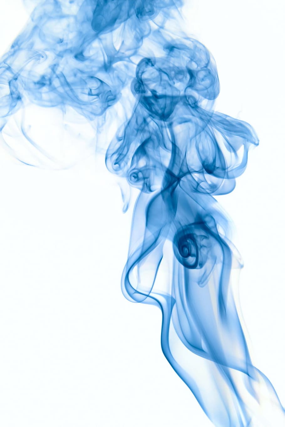 abstract, air, aroma, art, backdrop, background, blue, burning, color, concept