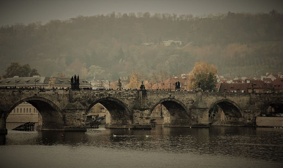 prague, czech republic, tourism, travel, river, panorama, bridge, architecture, landscape, water
