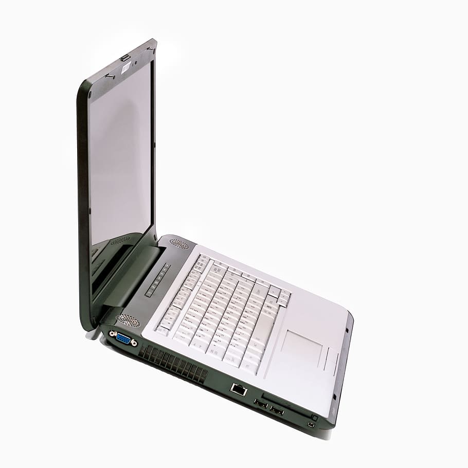 computer, digital, isolated, keyboard, laptop, mobility, modern, notebook, object, pc