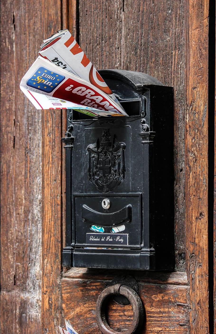 mailbox, mail, newspaper, communication, wood - material, finance, close-up, indoors, technology, paper currency