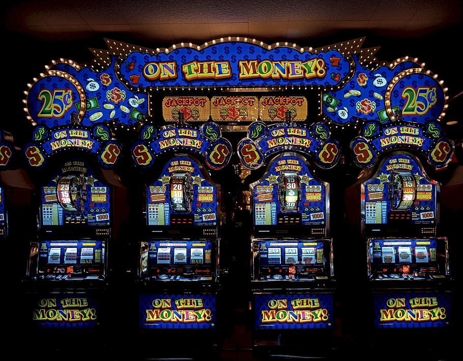 mesin, arcade, slot, perjudian, kasino, keberuntungan, menang, main, permainan, uang