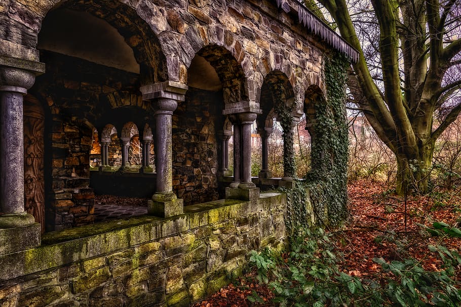 lost places, monastery, past, masonry, architecture, abandoned, building, old, cloister, pforphoto