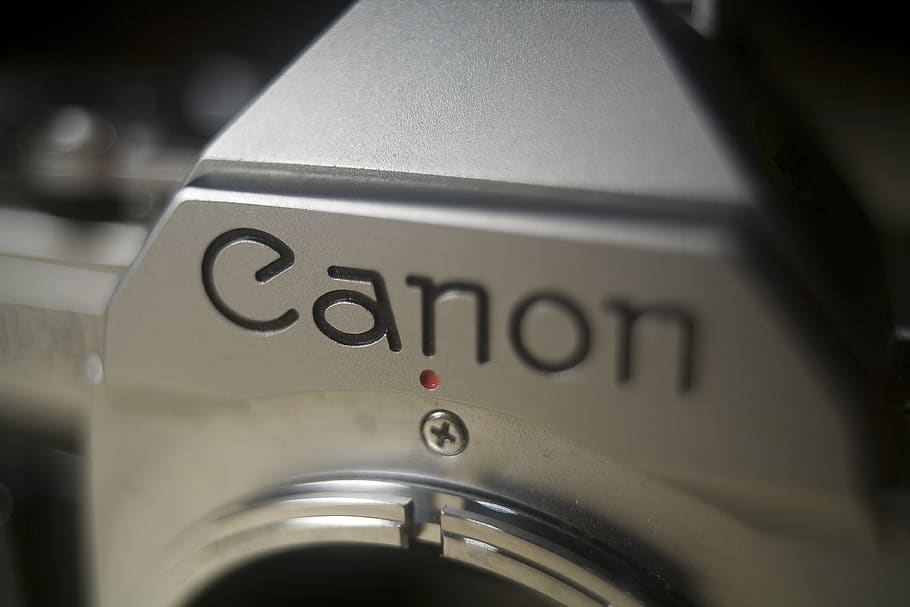canon, camera, ae-1, photography, mirror, equipment, retro, vintage, film, analogue