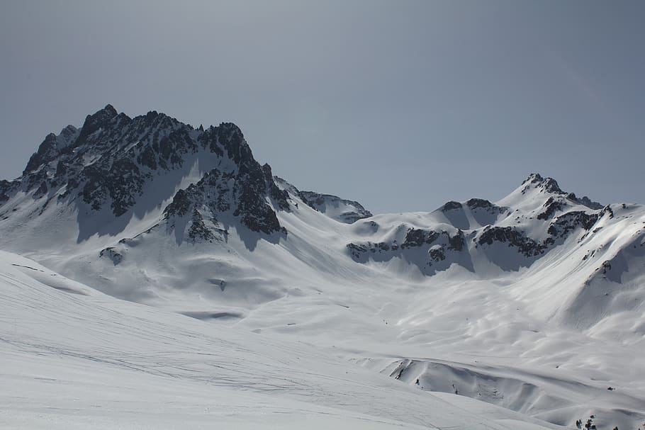 winter, mountain, snow, valfréjus, haute maurienne, maurienne, landscape, mountains, nature, cold