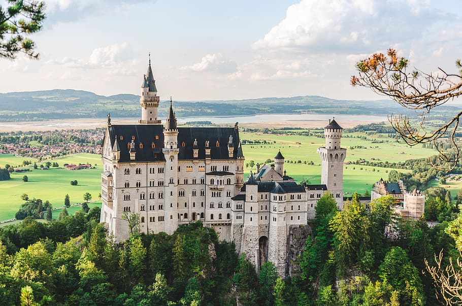 germany, bavaria, castle, kristin, fairy castle, neuschwanstein castle, places of interest, structures, historically, schwangau