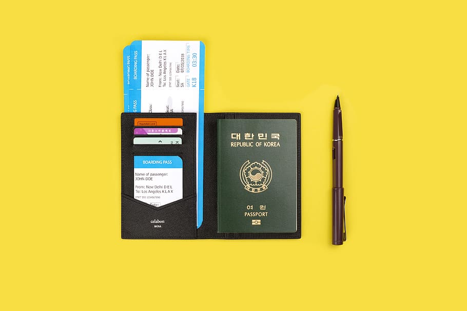 sella capital, republic of korea passport, passport, korea passport, passport case, black passport case, black passport cover case, passport cover, yellow, finance