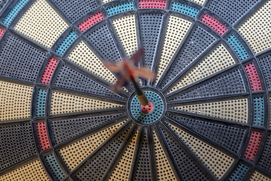 darts, arrow, center, dart, game, points, pattern, indoors, shape, full frame - Pxfuel