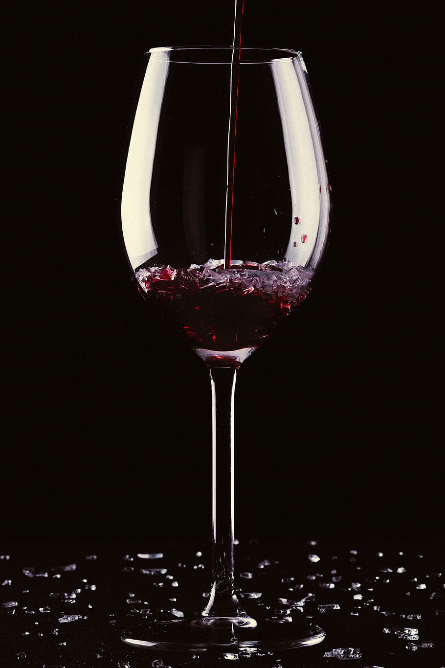 vinho tinto, escuro, bebida, vidro, vermelho, vinho, refresco, beber, Comida e bebida, copo de vinho