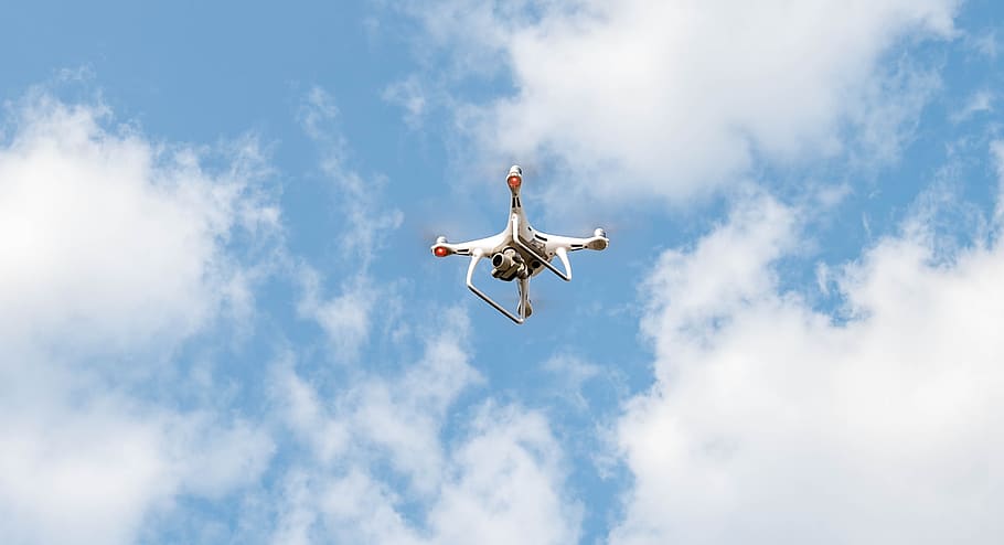 dji, phantom, drone, p4p, pro, aerial photo, flying, sky, low angle view, air vehicle