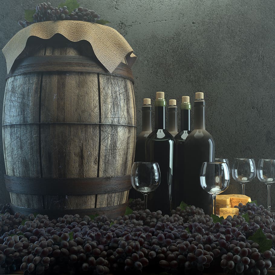 wine, cellar, dust, grapes, alcohol, harvest, vineyard, barrel, fruit, drinks
