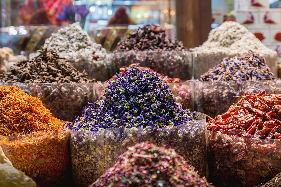 beautiful, detail, many, seasoning, spice market, retail, market, food and drink, choice, for sale