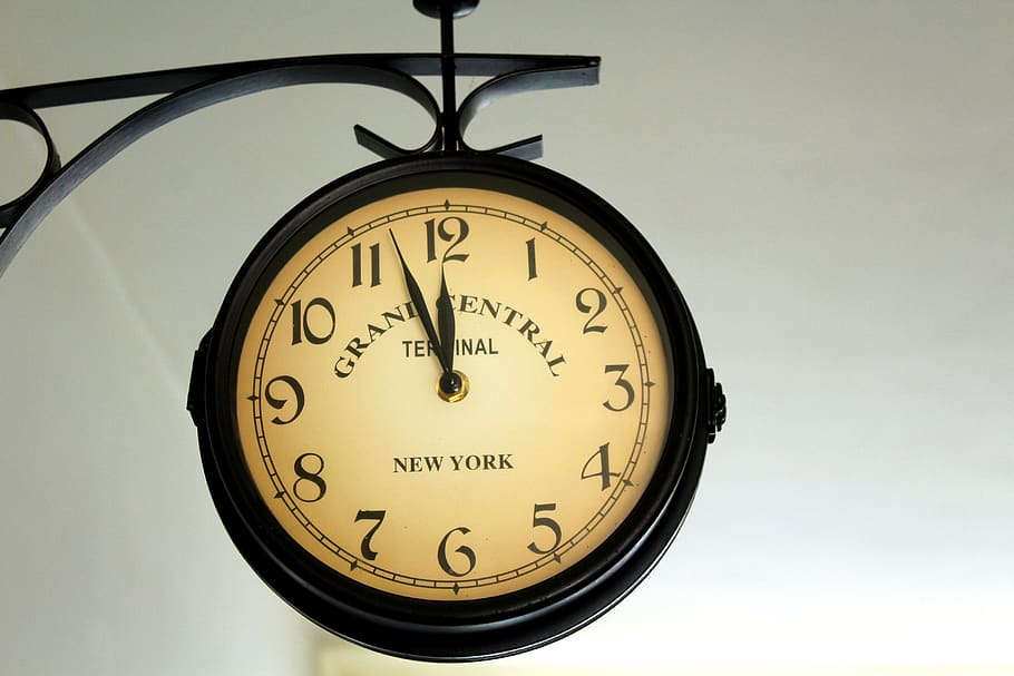 reloj, hora, minutos, puntas de reloj, indicador, escudo, doce, número, instrumento del tiempo, en interiores
