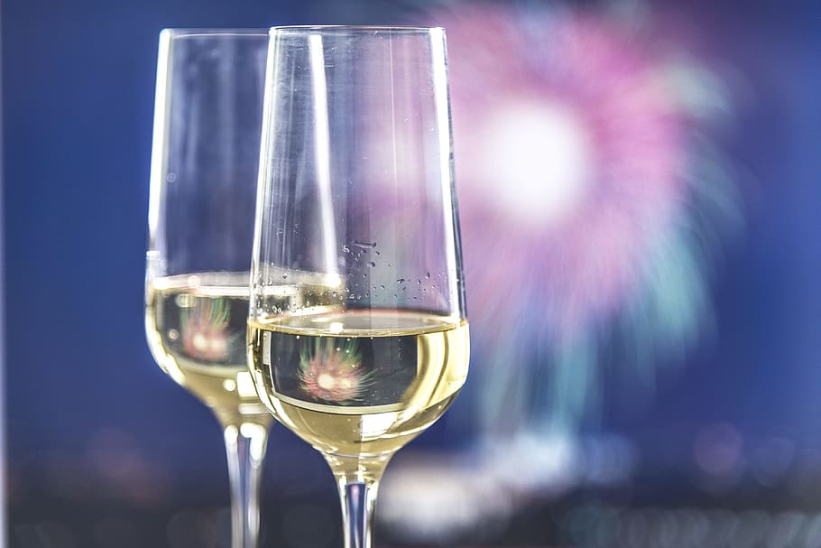 alcohólico, aniversario, celebración, champaña, cóctel, bebida fría, comedor, cena, bebida, evento