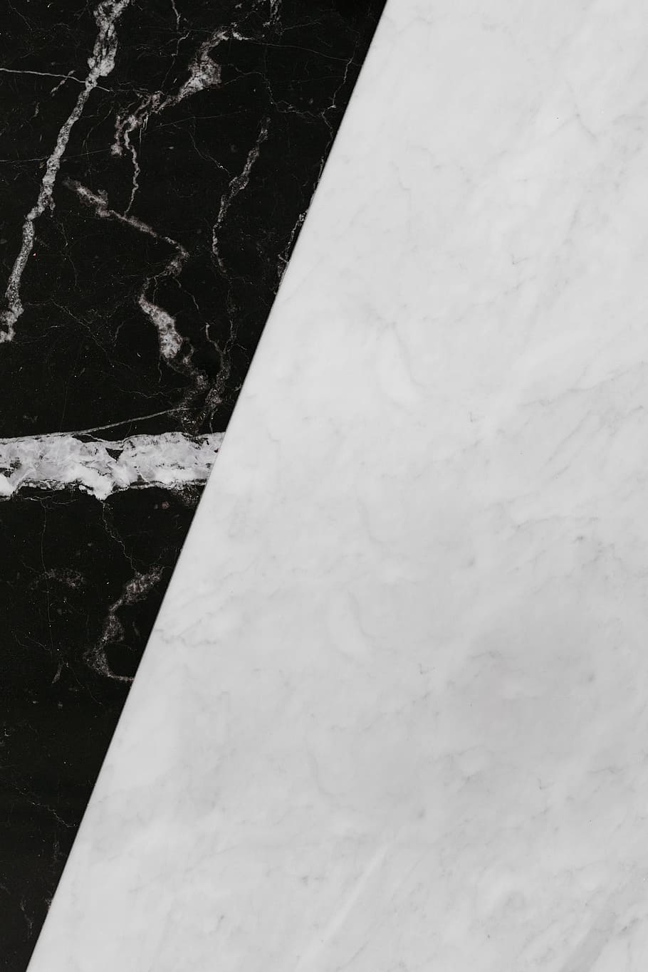 mármol, blanco, negro, textura de fondo, piedra, textura, fondo, blanco y negro, abstracto, mínimo