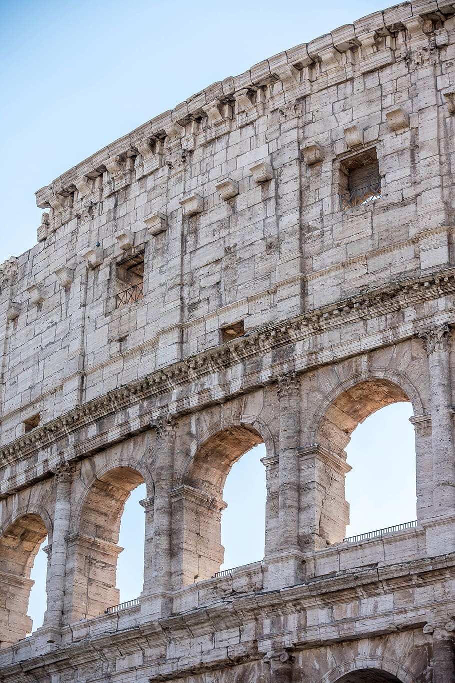 Roma, Itália Coliseu, antiguidade, metrópole, velho, construção, arena, história, passado, antigo