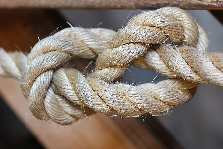 knot, rope, nautical, strong, cord, marine, strength, connected, texture, nobody