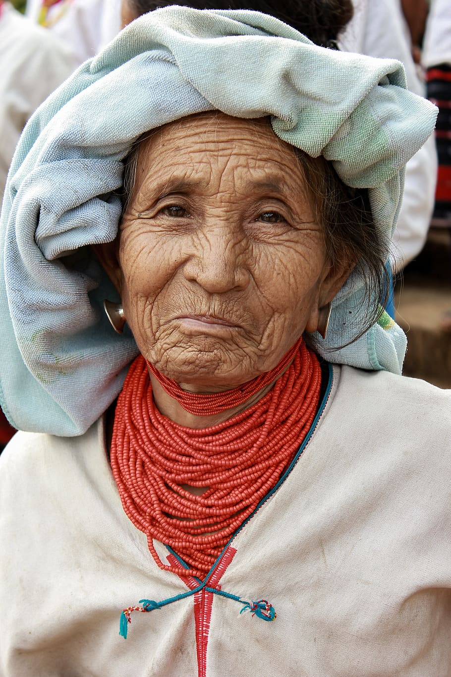 lua tribe, old, smile, people, lady, happy, happiness, older, face, girl