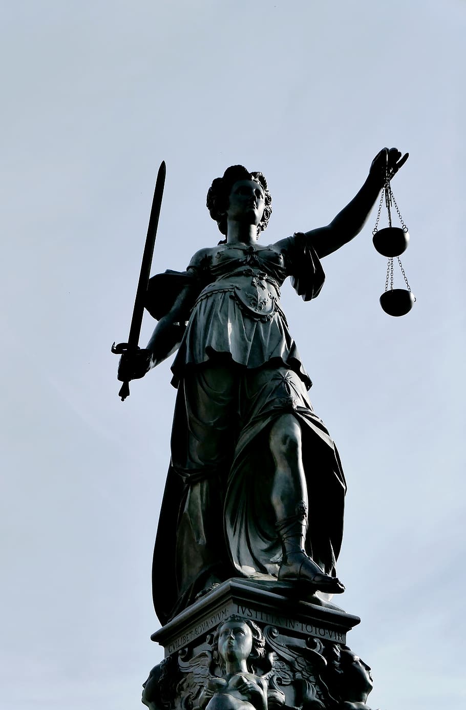 justitia, justice, case law, symbol, woman, jura, right, law, horizontal, legal system