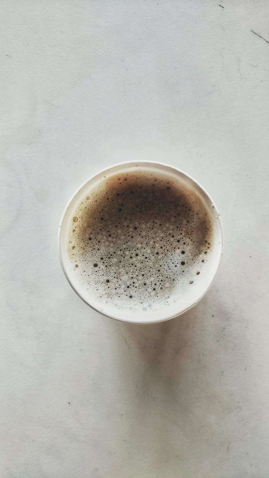 kopi, minuman, kopi filter, busa, minimal, minimalis, sederhana, putih, penyegaran, minum