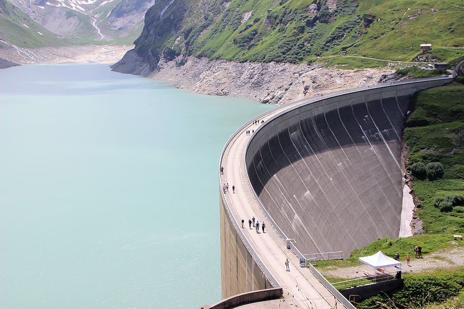 dam, travel, mountains, water, hydroelectric power, day, nature, reservoir, fuel and power generation, beauty in nature