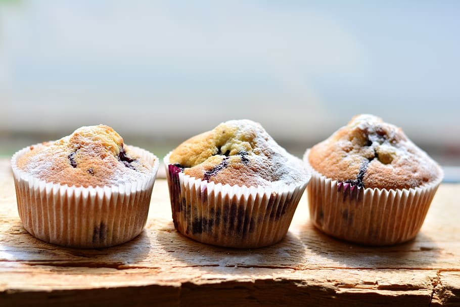 muffins, blueberry muffins, bake, cake, food, sweet, pastries, fruity, delicious, eat