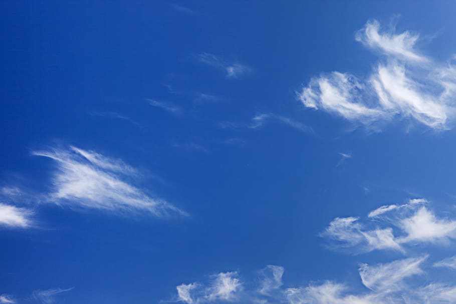 Aire, atmósfera, fondo, hermoso, azul cielo, brillante, clima, nube, cloudscape, nublado