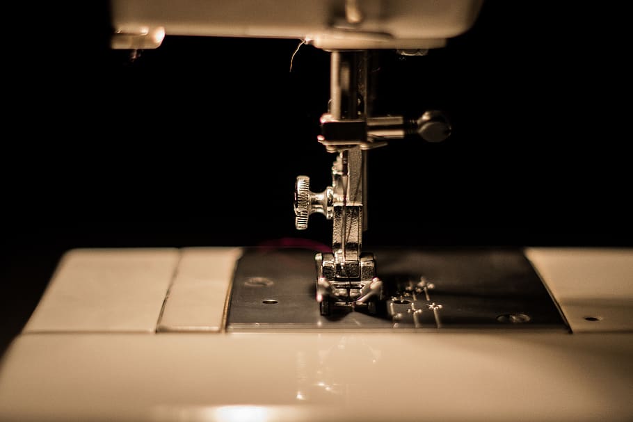 costurar, máquina de costura, sala de costura, costura, antiguidade, agulha, vintage, velho, linha, têxtil
