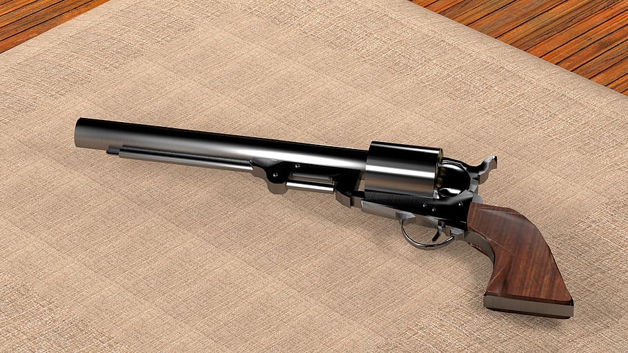 colt, 1851, navy, revolver, west, usa, weapon, gun, pistol, wood