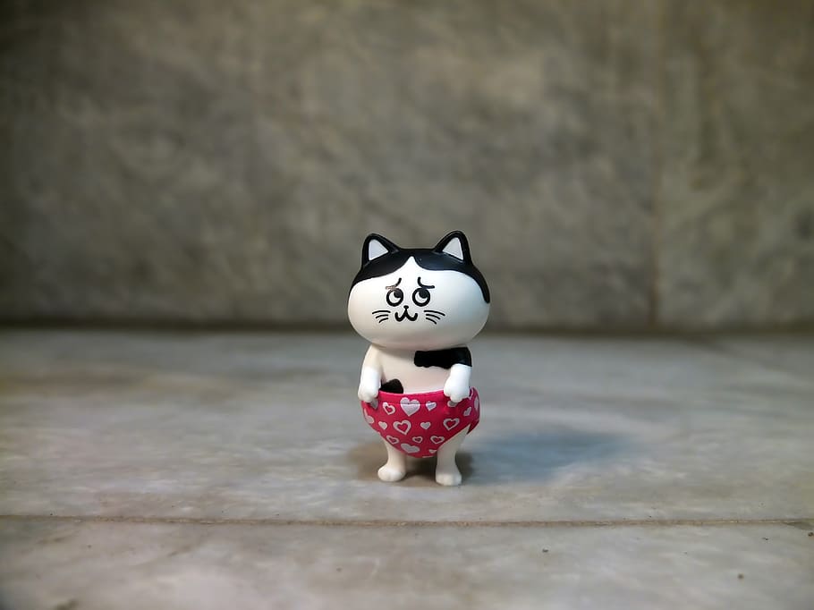 cat, silvester, pet, domestic, cute, small, toy, figurine, banpresto, japan