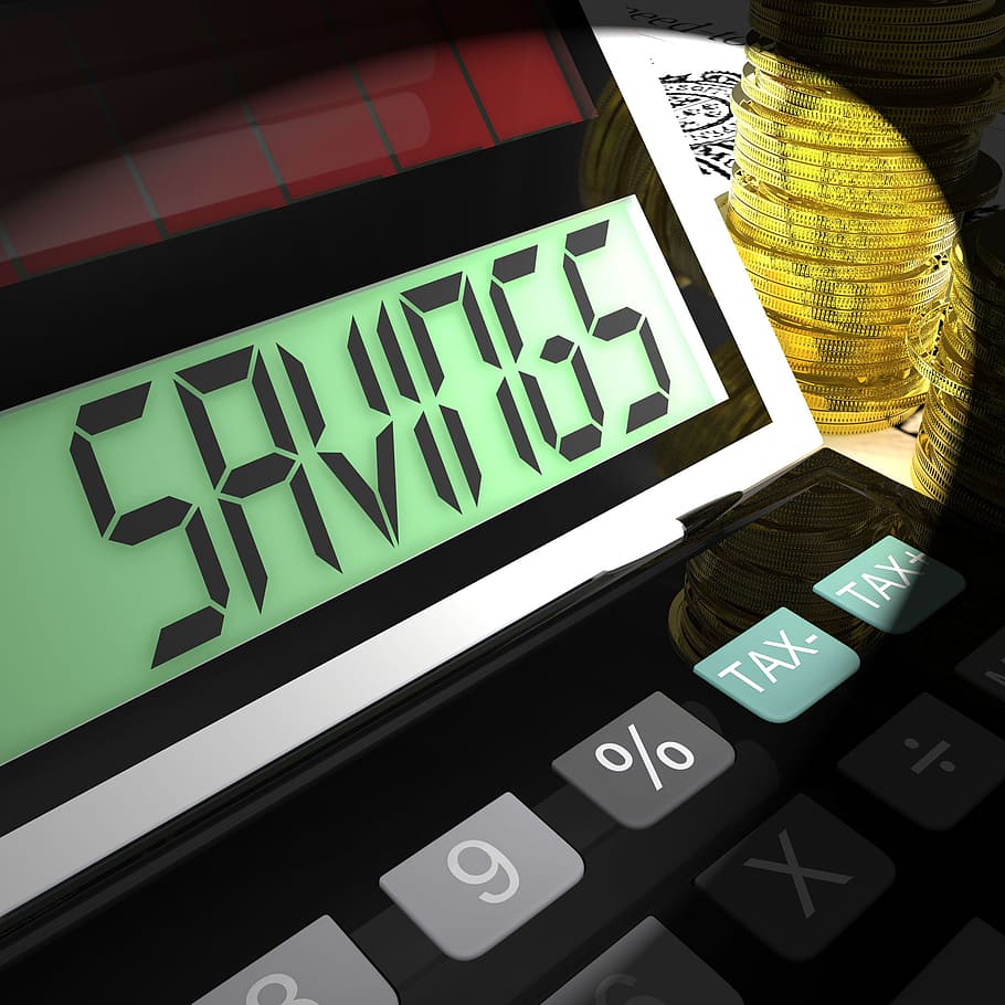 savings, calculated, meaning, keeping, saving, money, bank, calculator, cash, coins