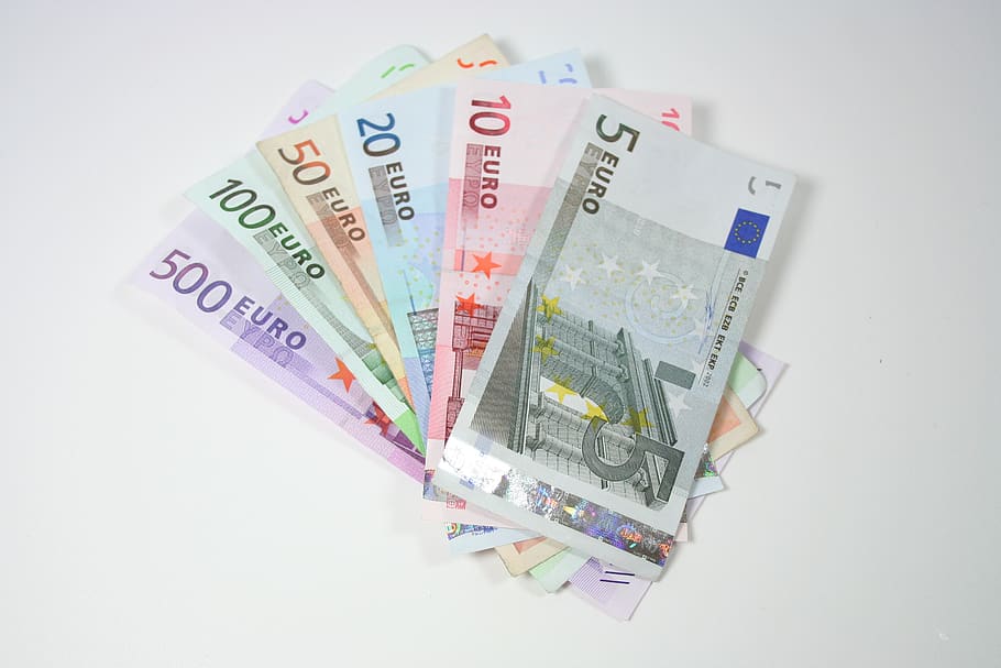 currency, wealth, finance, savings, paper, money, cash, euro, company, pay