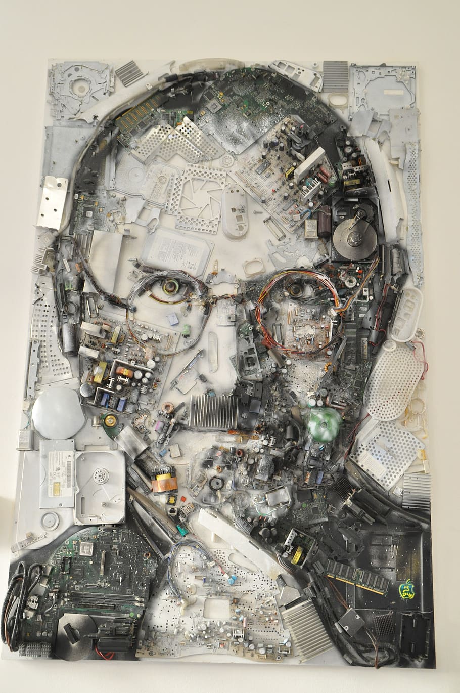 Steve Jobs, Mac, computadora, Apple, Steve, teléfono inteligente, en el interior, gran grupo de objetos, tecnología, creatividad