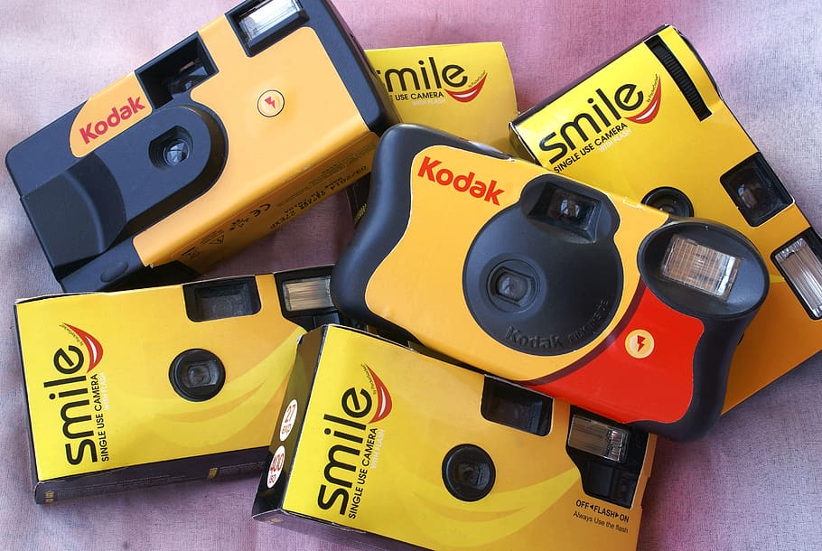 camera, disposable, film, analog, vintage, negative, photographer, retro, lens, old