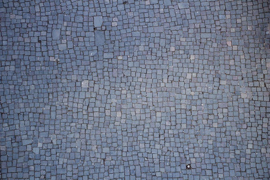 calçada portuguesa, pedra, calçada, pavimento, pavimentação, superfície, textura, padrão, rua, urbano