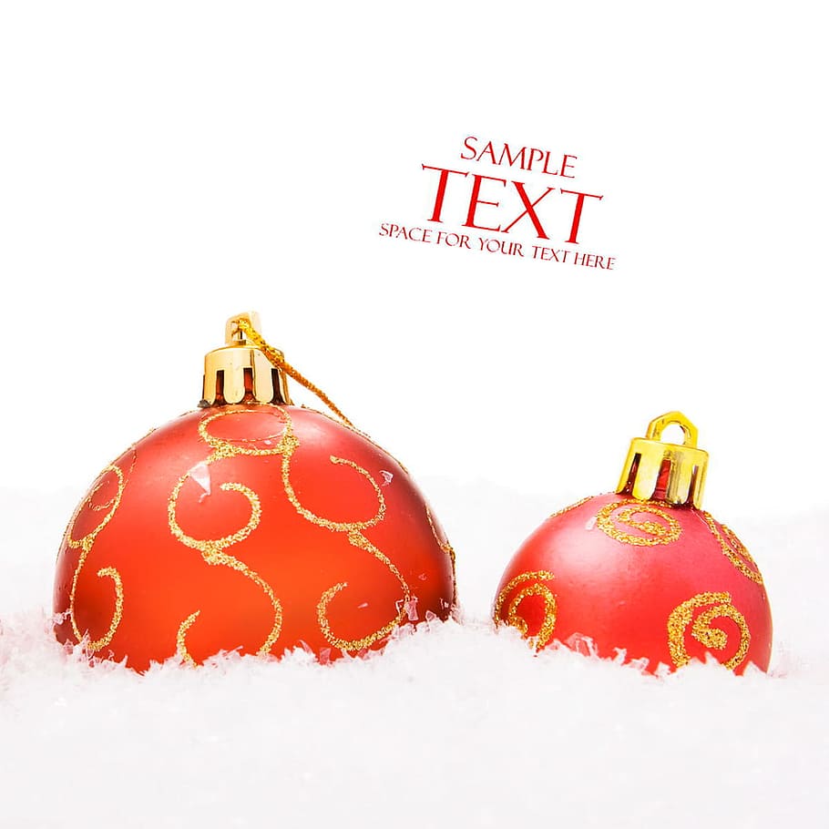 bola, chuchería, rojo, celebrar, navidad, primer plano, diciembre, decoración, festivo, vacaciones